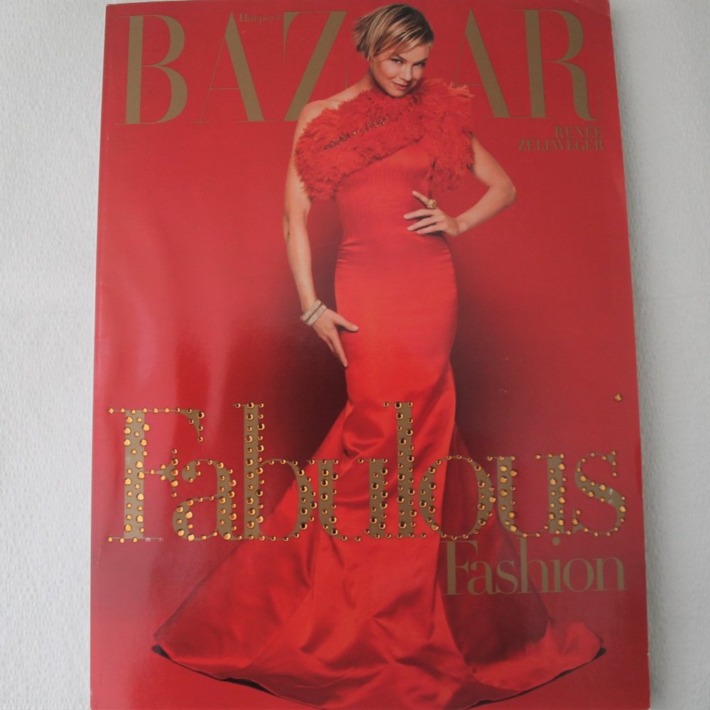 Swarovski Crystals Harper's Bazaar December 2007 Renee Zellweger FabulousFashion